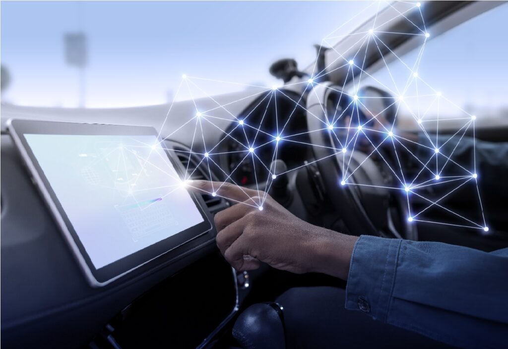 Endego future automotive industry Gps system in a smart car